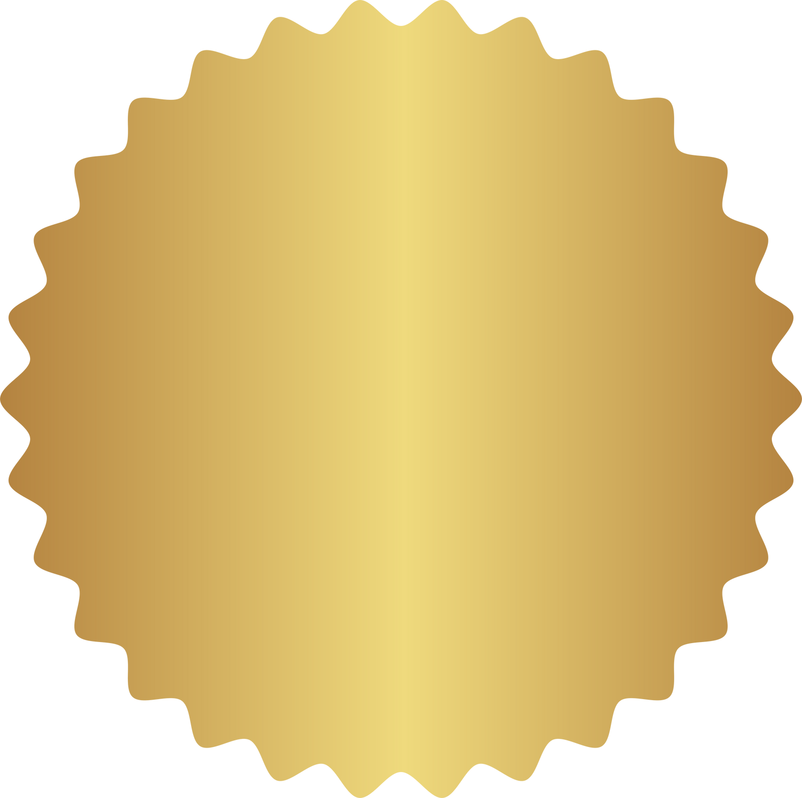 Gold Price Label Shape